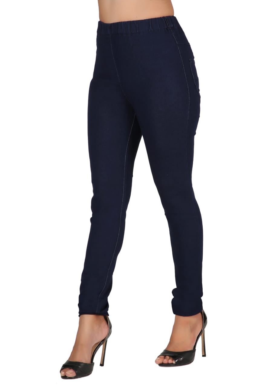 Leggings Jeans for Women Denim Pants with Pocket Slim Jeggings Fitness  PluSize Leggings S-XXL Black/Blue - Walmart.com
